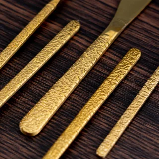 JMZR® Bestekset 12-delig RVS Goud