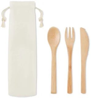 Jonyx Bamboe bestekset - set van 4
