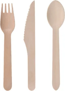 Jonyx Houten wegwerpbestekset 20-delig 16 cm