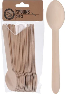 Jonyx Houten wegwerpbestekset 20-delig 16 cm