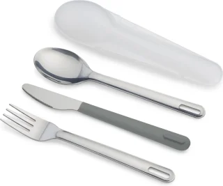 Joseph Joseph Duo Opal Bestekset 3-Delig RVS Zilver