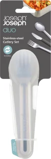 Joseph Joseph Duo Opal Bestekset 3-Delig RVS Zilver