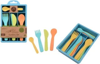 Joueco bestekset bio plastic 80166