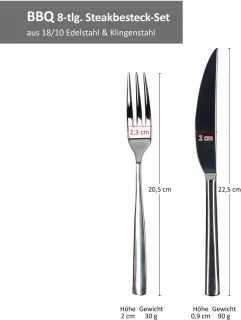 Justinus 24-delige BBQ bestekset 12 personen 109-670
