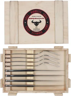 Justinus BBQ bestekset 8-delig 4 personen 109-670