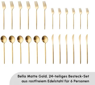 Karaca Bella Bestekset 24-delig