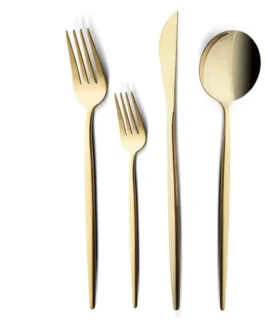 Karaca Bella Shiny Gold V2 bestekset 24-delig