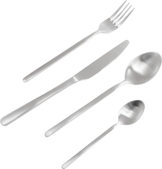 Kare Gloria Bestekset Mat Zilver 16-delig