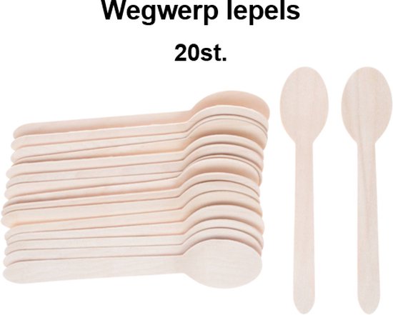 Kartonnen Lepels Bruin 20 stuks review