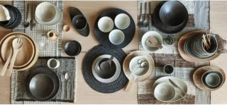 KERF mango hout bestek set 2-delig