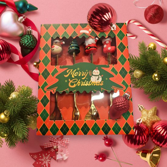 Sfeervol kerstbestek in goud — klein maar chique