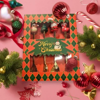 Kerstbestek RVS Goud