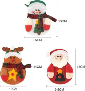 Kerstbestekhouder set 9-delig (3 stijlen)