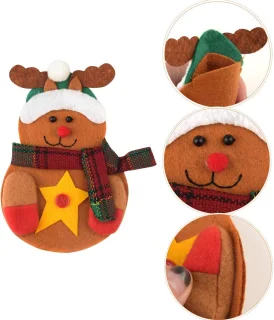 Kerstbestekhouder set 9-delig (3 stijlen)