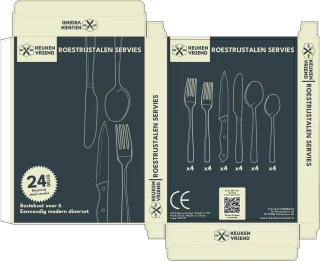 Keukenvriend Bestekset 24-delig voor 4 Personen