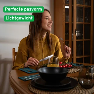 Keukenvriend Bestekset 72-delig 12 Persoons Roestvrij Staal