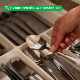 Keukenvriend Bestekset 72-delig 12 Persoons Roestvrij Staal