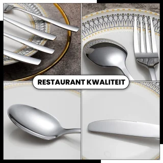 Kicinn Bestekset 36-delig voor 6 personen zilver