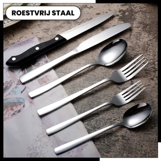 Kicinn Bestekset 36-delig voor 6 personen zilver