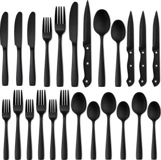 Kicinn Bestekset 36-delig Zwart 6 Persoons