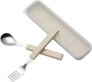 Kinderbestekset 2-delig – Lepel & Vork in Etui