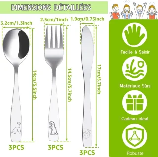Kindercutlery Dinosaurus Kinderbestekset