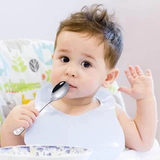 Kinderservies Bestekset 6-delig Berenpatroon 16,5 cm