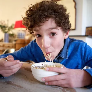 Kinderservies Bestekset 6-delig Berenpatroon 16,5 cm