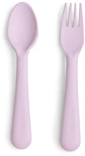 Kinderservies Vork & Lepel soft lilac