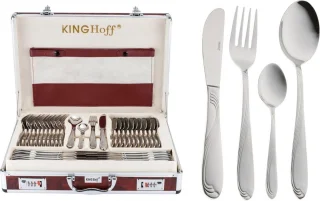 KINGHOFF 3554 bestekset 72-delig 12 persoons