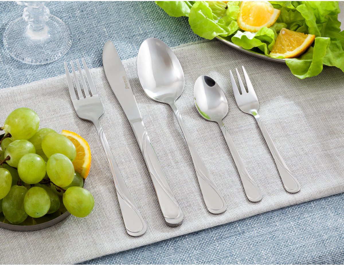 Wat vinden we goed aan de KINGHOFF Bestekset 72-delig - 12 persoons