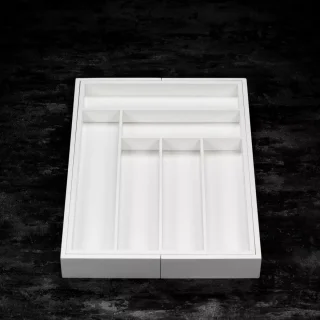 Kinghoff KH1748 Bamboe Lade-Organizer Wit