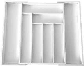 Kinghoff KH1748 Bamboe Lade-Organizer Wit