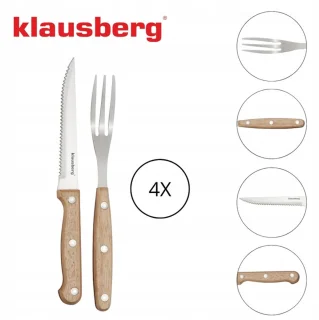 KLAUSBERG Steak & BBQ Set 8-delig KB-7976