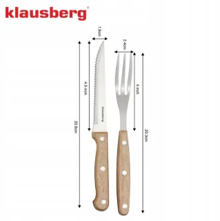 KLAUSBERG Steak & BBQ Set 8-delig KB-7976