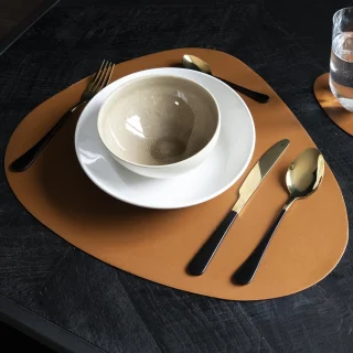 Krumble Bestekset 4-delig RVS Goud/Zwart