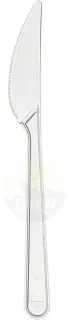 KURTT 100x Transparant Mes 18 cm Hard Plastic