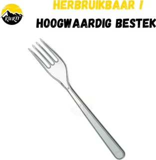 KURTT Vork Hard Plastic Transparant 18 cm 100 stuks