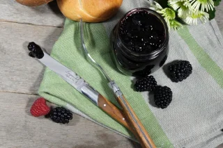 Laguiole Style de Vie Luxury Line bestekset 16-delig olijfhout