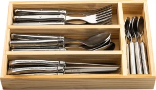 Laguiole Style De Vie Premium line bestekset 24-delig RVS