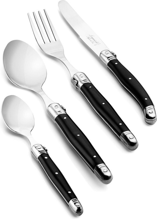 Laguiole Style de Vie Premium Line bestekset 24-delig zwart review