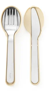Lékué Bestekset Natural 3-delig beige
