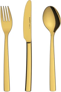 LEO Pure Gold 3-delig bestekset