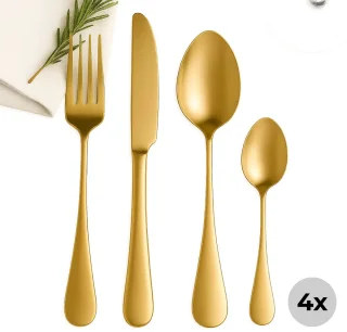 Lomera 16-delige bestekset goud