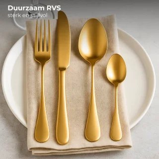 Lomera 16-delige bestekset goud