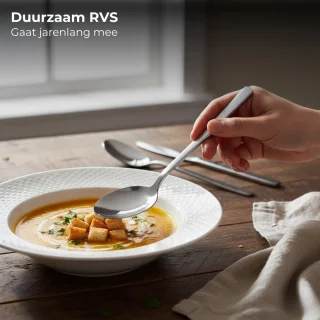 Lomera 24-delig roestvrijstalen bestekset