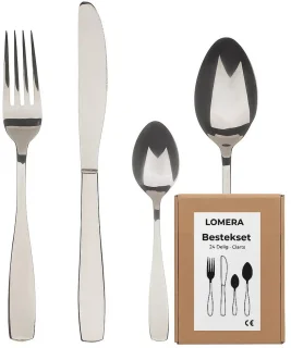 Lomera 24-delig roestvrijstalen bestekset