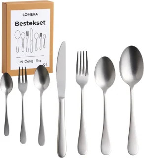 Lomera 39-delige RVS bestekset