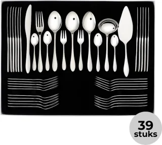 Lomera 60-delige roestvrijstalen bestekset