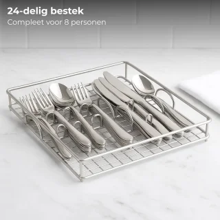 Lomera 8-persoons bestekset 45-delig RVS